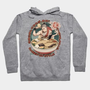 Martial Arts Ramen Noodles Fusion Shaolin Monk Hoodie